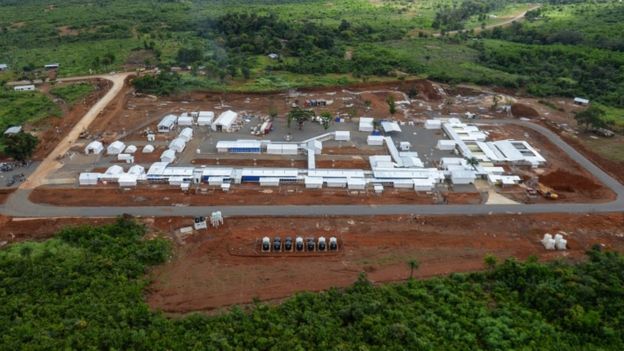Kerry Town Ebola treatment centre in 2014 - EPA photo