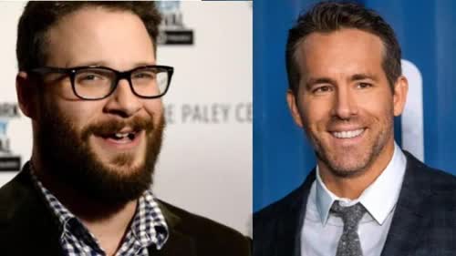 B.C.'s premier asked film stars Seth Rogen, left, and Ryan Reynolds to help him tamp down big parties that are spreading COVID-19 in the province. He got some choice advice. (CBC)