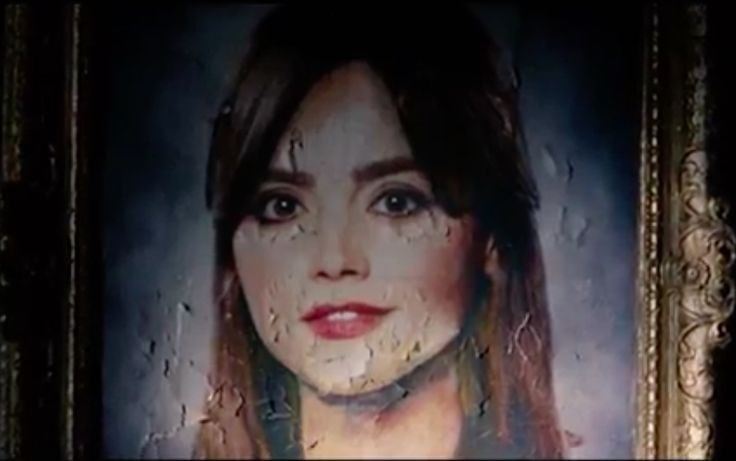  Peter Capaldi painting of Clara Oswald