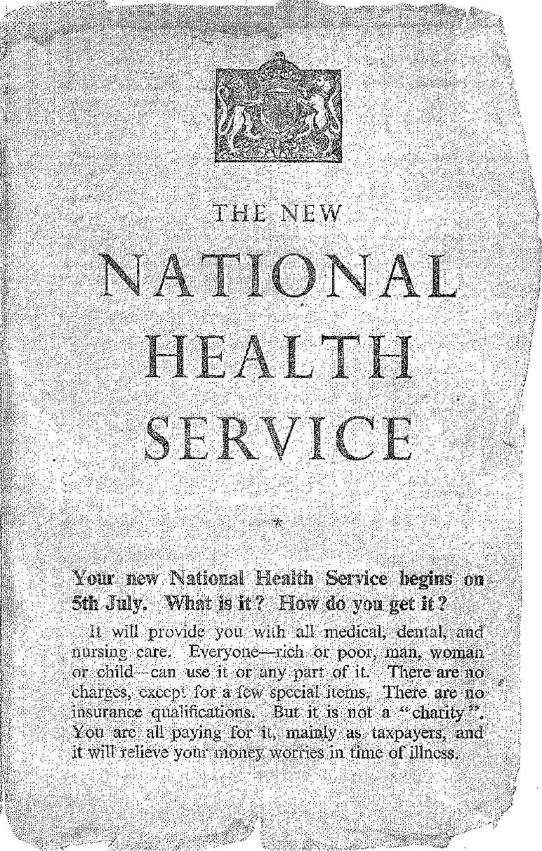  UK National Health Service created